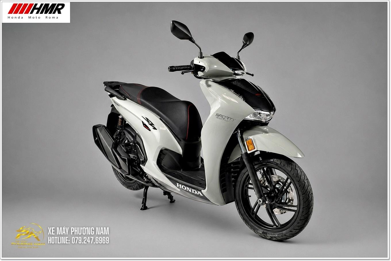 Honda SH Ý 350i Sporty Cement Gray (xám xi măng)