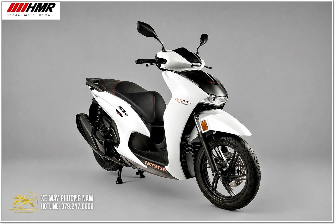 Honda SH Ý 350i Sporty White (trắng)
